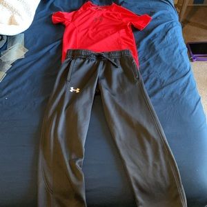 Under Armour Boys Youth Medium set